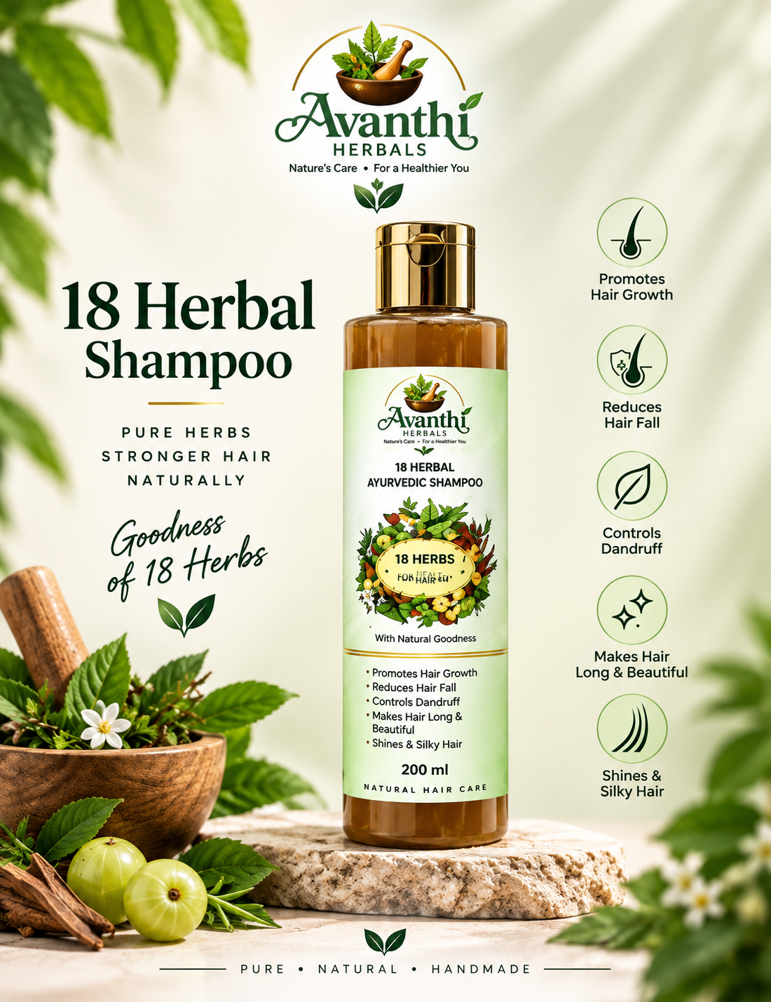 18 herbal shampoo