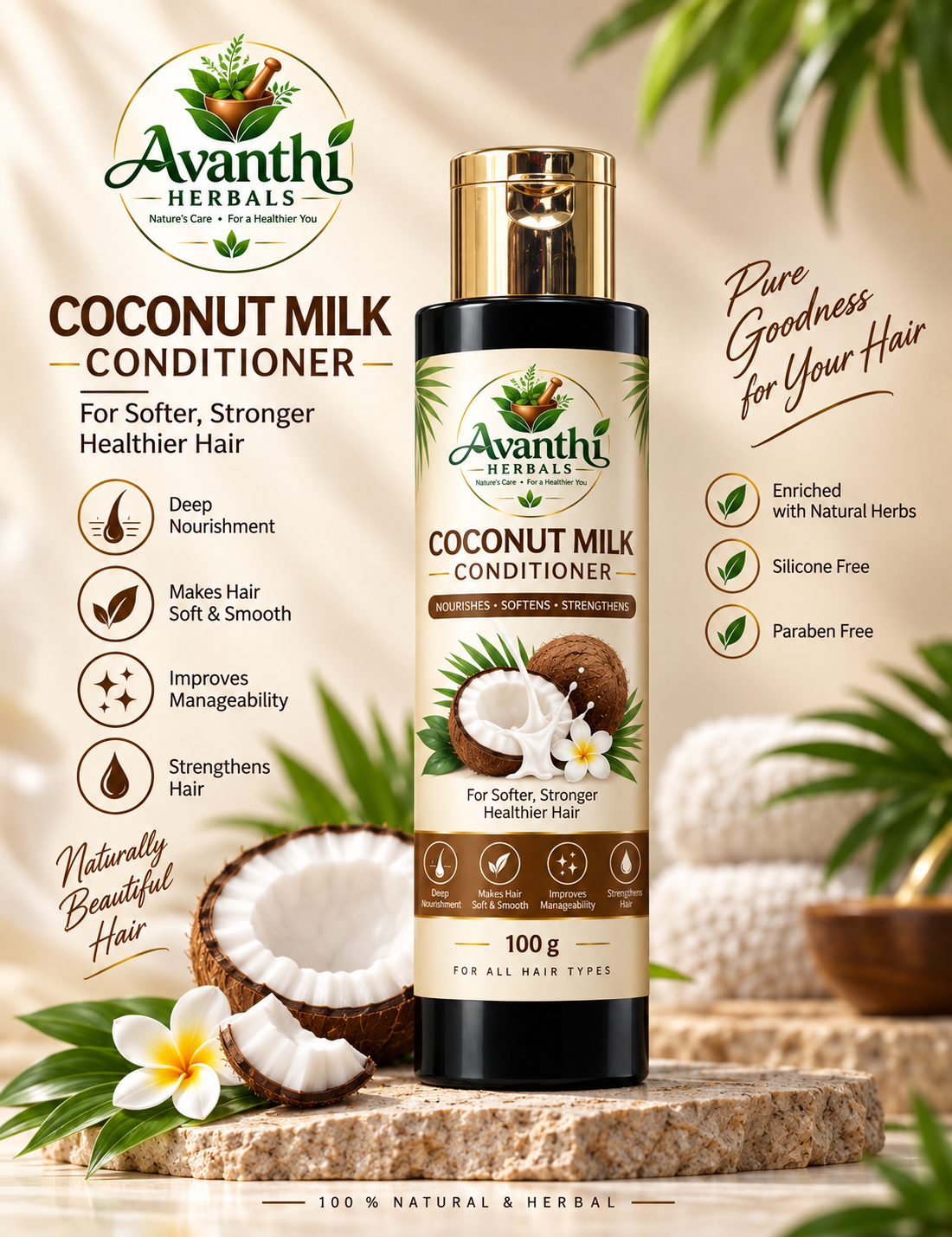 Coconut Milk Conditioner — 100g Coconut Milk Conditioner — 100g